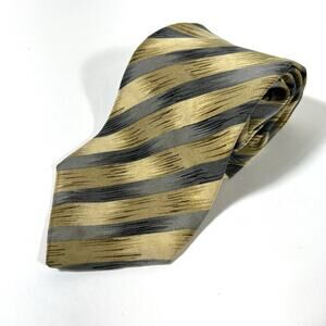 Grateful Dead Tie Not Fade Away Fifth Set, Men's 100% Silk Gray Tan Yellow